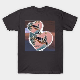 Hawaiian rescue sea turtle dive T-Shirt